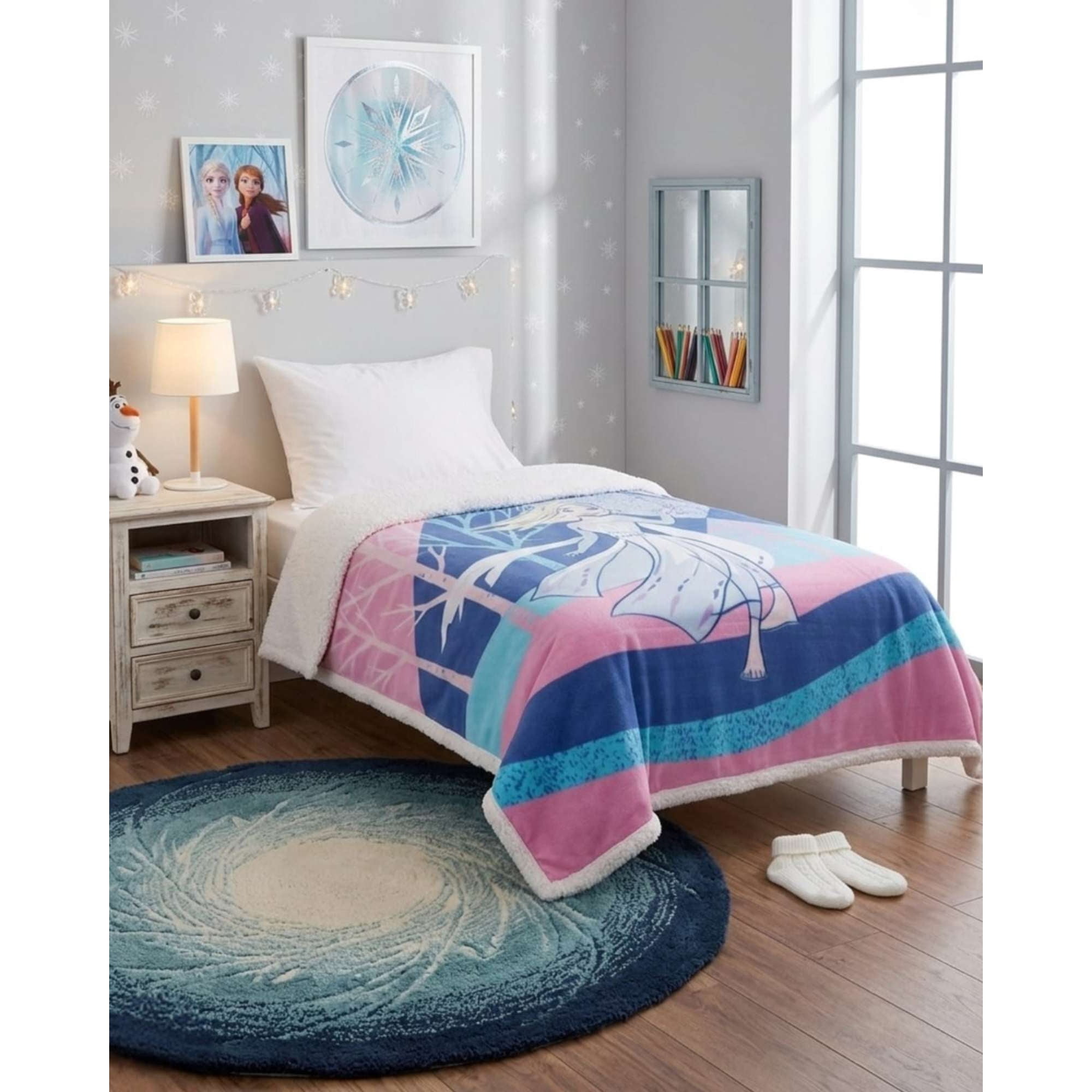 Mylhogar - Frazadas Polar Sherpa Plaza Y Media