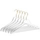 thumbnail image 1 of Perchas de ropa de calidad 43 cm transparentes, paquete de 5, 1 of 6