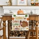 thumbnail image 1 of 1pc, Thanksgiving Turkey Maple Leaves Table Runner - Festive Fall Harvest Kitchen Dining Decoration for Indoor/Outdoor Home Party, 1 of 4
