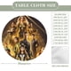 thumbnail image 2 of Eternals theme Fitted Round Tablecloths Elastic Edged Table Covers Waterproof Table Cloth For Kitchen Holiday Party Tables Decor 120cm, 2 of 6