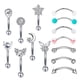 thumbnail image 1 of Ceja Barbell Pendientes Oreja Piercing Bar Piercing Joyas Para Fiesta Diaria, 1 of 5
