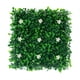 thumbnail image 4 of Panel De Pared De Plantas Artificiales, Telón De Fondo Verde Falso Para Jardín, Interior, Exterior, Verde, Blanco, 4 of 5