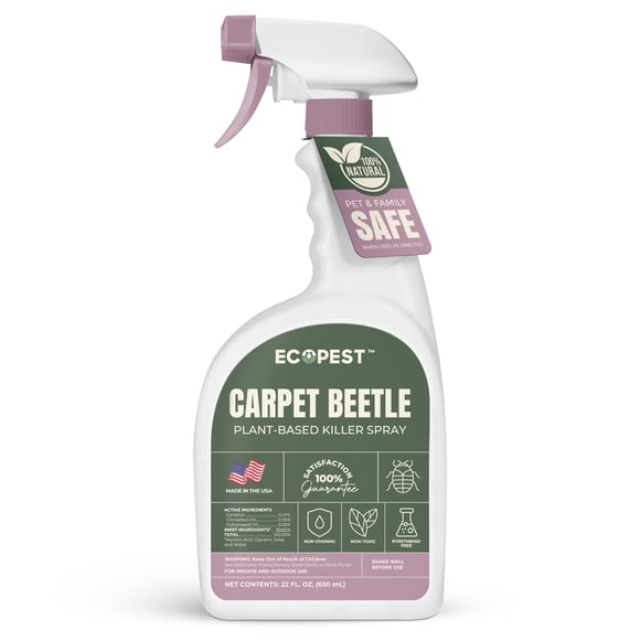Spray para escarabajos de alfombra ECOPEST natural a base de plantas 650 ml