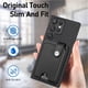 thumbnail image 2 of Funda Billetera Tejida para Samsung Galaxy S23 Ultra con Soporte y Tarjetero Negro, 2 of 4