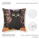 thumbnail image 5 of Black Cat Party Fundas de almohada de terciopelo con tema, regalos de funda de almohada, decoración para el hogar, cojín de lanzar, regalo de cumpleaños para fans y parejas.50*50cm., 5 of 6