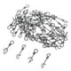 thumbnail image 4 of Bloqueo Rápido De Acero Inoxidable De 50 Piezas Conector Giratorio A Presión De Pesca De Pesca 18mm, 4 of 5