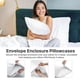 thumbnail image 2 of Juego de fundas de almohada CGK Unlimited tamaño queen, color blanco (2 piezas), 2 of 8