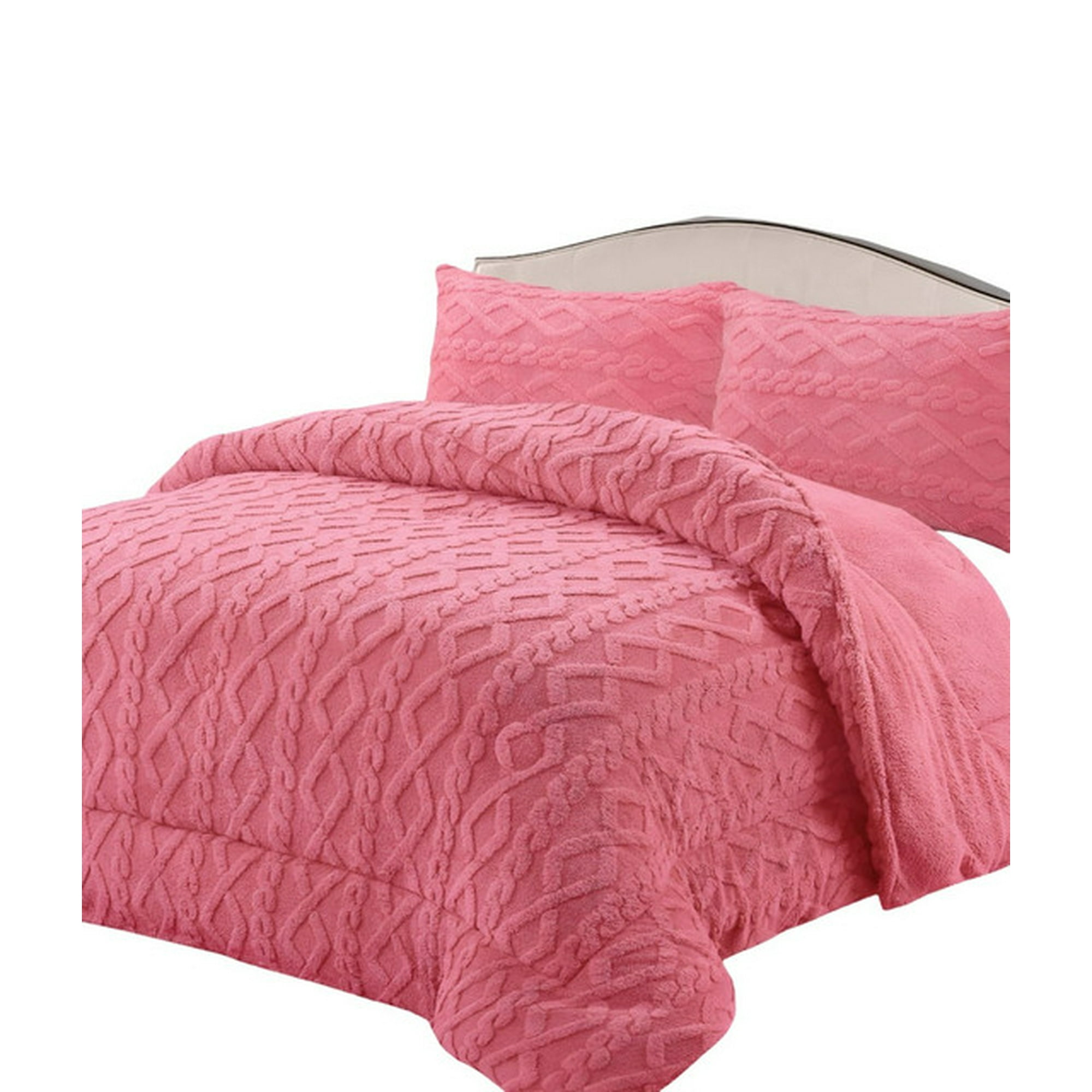 Todo Para El Hogar - Cobertor Grueso Para Invierno King - Super Rosa