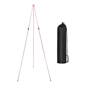 Bothyi - Trípode Caballete Soporte Signos De Boda Artista Caballete Tableros De Arte Caballete De Exhibición Rosa