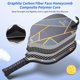 thumbnail image 3 of Palas de pickleball YC DGYCASI 2025 de fibra de carbono, paquete de 2 con bolsa, 3 of 8