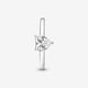 thumbnail image 5 of Anillo Pandora Solitario Corazón Brillante Plata Esterlina 7.5, 5 of 6
