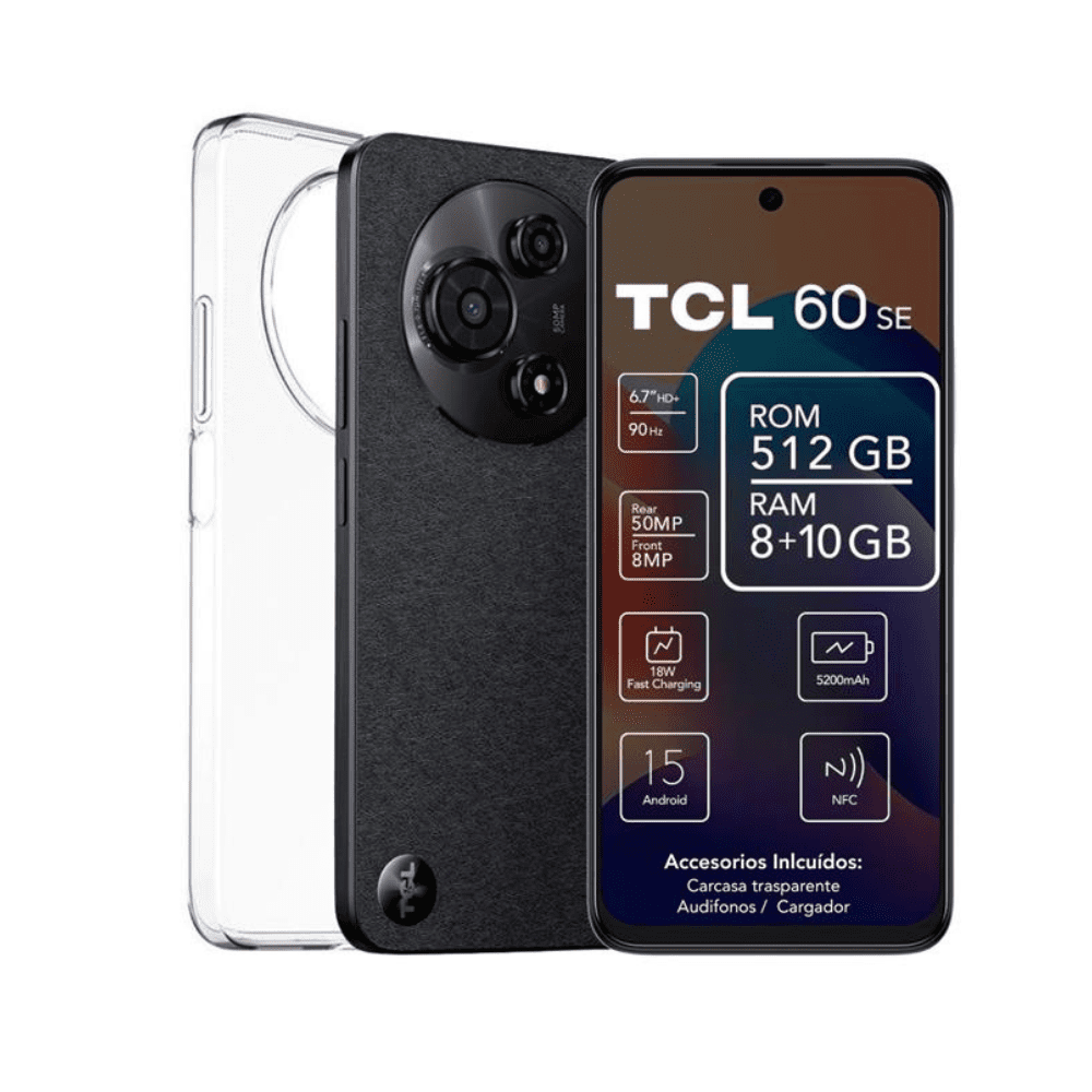Tcl - Smartphone 60se 512+6gb Negro