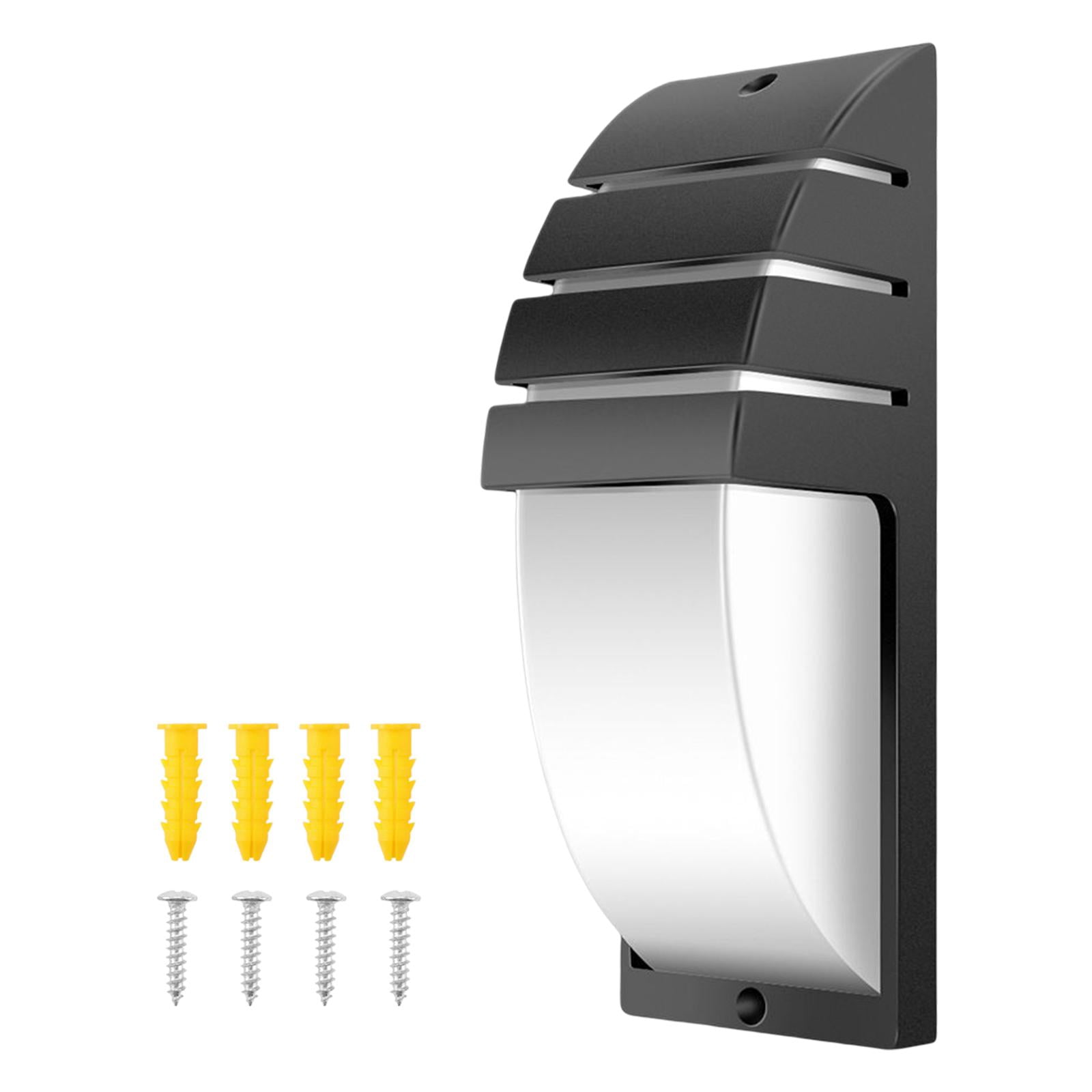 Ioensy - Lámpara De Aplique De Pared Led Lámpara Exterior Impermeable Para Exteriores Blanco