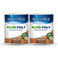 Sellador De Madera Seal-Once Nano+Poly Con Poliuretano De 7,6 Litros Y Bronce
