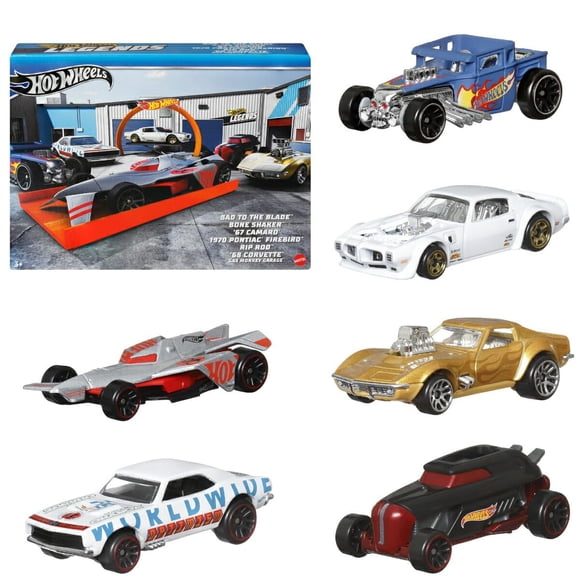 Hot Wheels 2024 Legends Pack de 6 Coches de Juguete HWV46