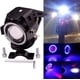 thumbnail image 2 of X2 Lámpara Luz Foco Neblinero Led U7 Ojos De Angel Para Moto, 2 of 2