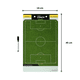 thumbnail image 2 of Pizarra Táctica de Fútbol Profesional Magnética con Marcador Borrable, 2 of 3