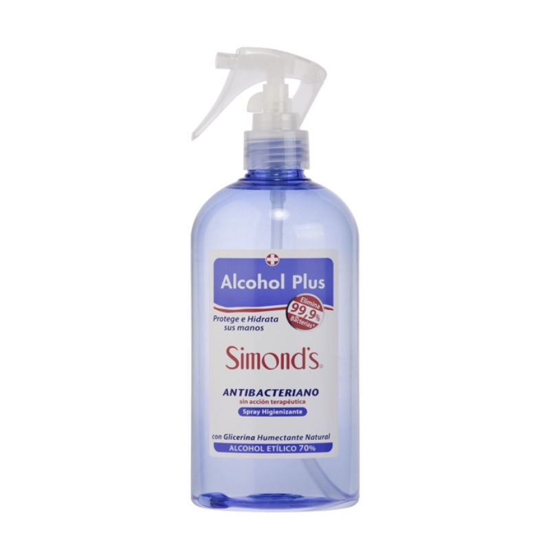 Alcohol Plus Spray Antibacteriano 500 ml Simond’s