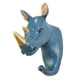 thumbnail image 5 of Gancho De Pared Multifunción Ropa Sombrero Rack Key Holder Resina Animal Rhinoceros, 5 of 5
