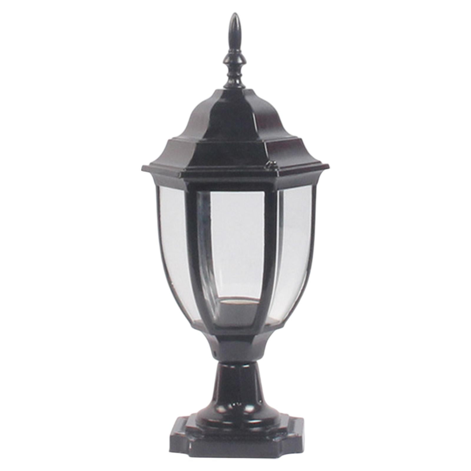 Magideal - Post De La Lámpara Al Aire Libre Reemplazo De Lámparas Al Aire Libre Elegante Corriente De Lámpara Decorativa Para El Paisaje Para El Patio De La Casa Negro