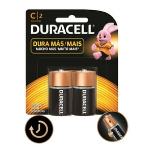 Duracell - Pila Alcalina Mediana Cb. 2Un