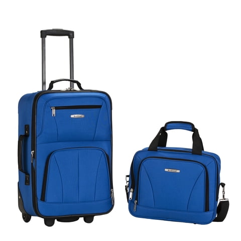 Set De Equipaje Rockland Fashion Softside, Vertical, Expandible, Azul