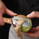 thumbnail image 3 of Pelador verduras 2 pack abridor botellas mango madera acero inoxidable, 3 of 7
