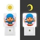 thumbnail image 3 of Pocoyo Luz nocturna LED con sensor de anochecer a amanecer para dormitorio, baño, pasillo, escaleras - Lámpara LED nocturna de enchufe, 0.5W - 1 pieza, 3 of 6