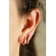 thumbnail image 3 of Argollas Circonios 8mm Titanio Astm F136 Chapado En Oro 18k, 3 of 3