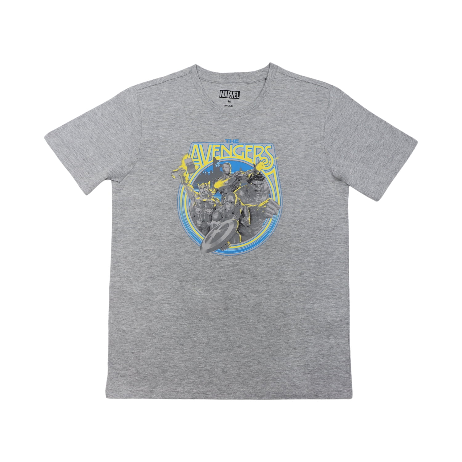 Polera Hombre Avengers Portal Gris Marvel