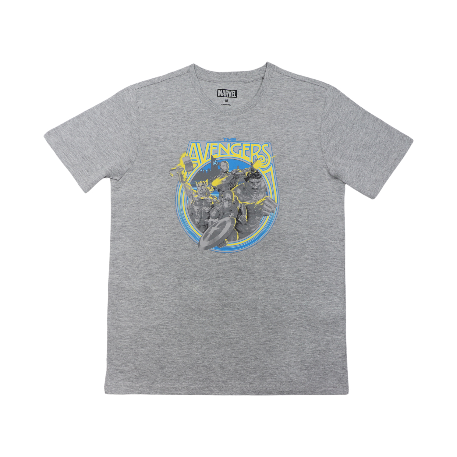 Polera Hombre Avengers Portal Gris Marvel