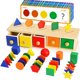 thumbnail image 1 of Juguete de clasificación Peacurh Montessori de madera, color y forma de 1 a 4 años, 1 of 6