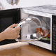 thumbnail image 2 of 1pc Professional Microwave Food High-Temperature Anti-Sputtering With Handle Heat Resistant Lid For Microwave Fresh-Keeping Cover Suitable For RV Outdoor Camping Picnic, Cookware Barbecue Tool Accesso, 2 of 4