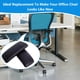 thumbnail image 5 of Almohadillas para Reposabrazos Dpwrrot de Repuesto para Silla Haworth Zody Negra, 5 of 6