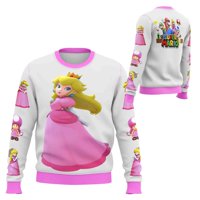 Mundo Textil - Polerón Princesa Peach Mario Bros D3 - Talla 12