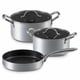thumbnail image 1 of Batería de Cocina 5 Piezas Silver Industrial Antiadherente Acero Inoxidable Gris, 1 of 3