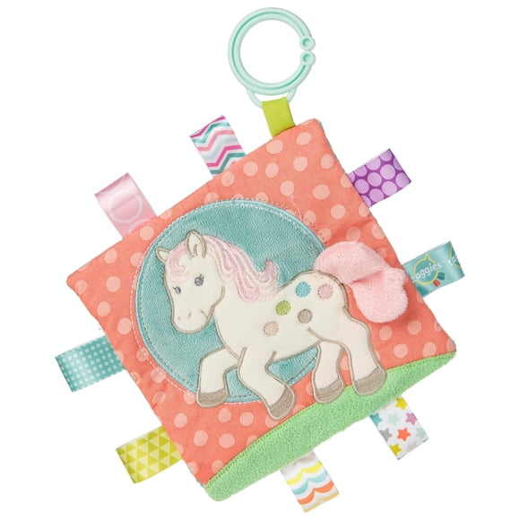 Relajante juguete sensorial arrugado para mí, con forma de poni para bebés pintados