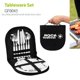 thumbnail image 4 of 12pcs Picnic Knife And Fork Set, Portable Outdoor Picnic Tableware Set For Two Persons, With Food Grade Portable Picnic Bag, 4 of 5
