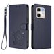 thumbnail image 1 of Infinix Hot 50i 4G Funda Billetera de Gato, Azul, 1 of 6
