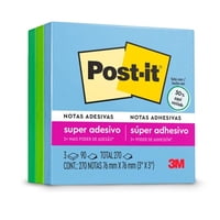 Nota Adhesiva Post-It Super Sticky Oasis 76X76Mm 270 Hojas  Post It