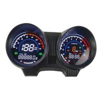 Magideal - Velocímetro Digital Para Motocicleta Con Medidor Retroiluminado, Medidor De Odómetro Para Tablero De Motocicleta Para Piezas De Brasil Cg150, Fáci V
