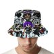 thumbnail image 4 of Drones Asesinos Sombrero bucket para adultos, gorra de protección solar, sombrero de pescador plegable para viajes al aire libre, pesca y actividades de verano, 4 of 6