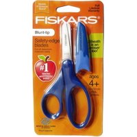 Cuchilla Scissors Fiskars Con Punta Roma Y Borde De Seguridad, Color Azul Marino