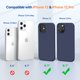 thumbnail image 2 of Funda para teléfono Miracase compatible con iPhone 12/12 Pro de 6.1 pulgadas, 2 of 7