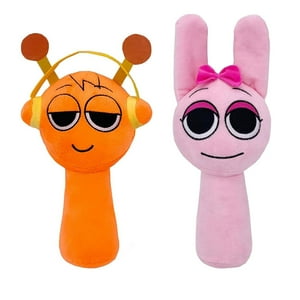 Genérico - Peluche Sprunki Sprunky Wenda Y Gris De 25 Cm Para Niños