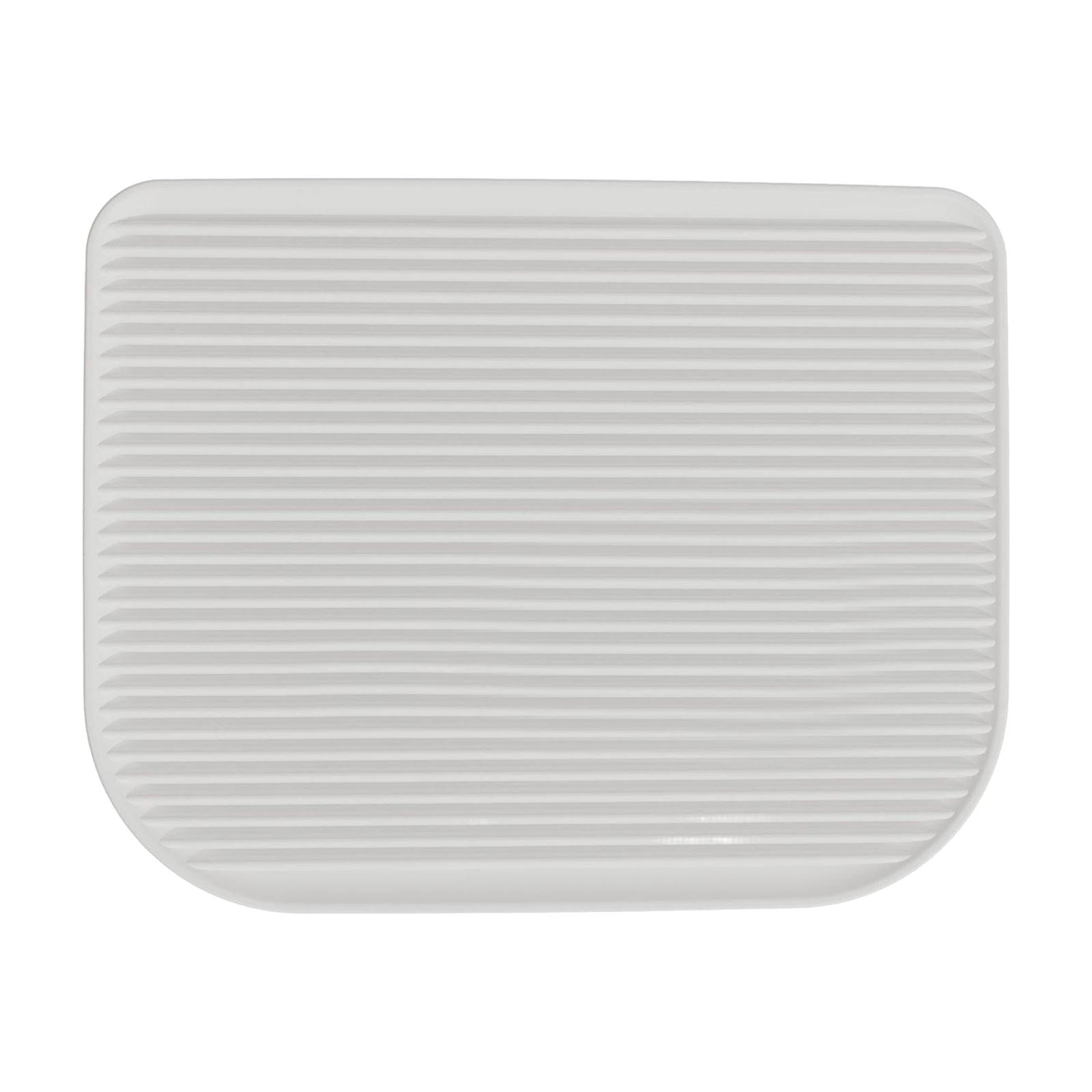 Ioensy - Alfombrilla Para Arena Para Gatos, Suministros Antideslizantes Para Gatos De Interior, Alfombra Duradera Para Arena Para Gatos, Color Blanco