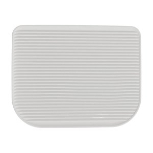 Ioensy - Alfombrilla Para Arena Para Gatos, Suministros Antideslizantes Para Gatos De Interior, Alfombra Duradera Para Arena Para Gatos, Color Blanco