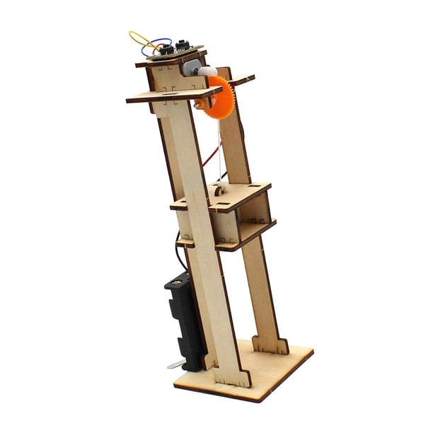 Elevador Eléctrico Modelo Creatividad Para Niños Regalo Creativo Principiantes 65mmx65mmx200mm