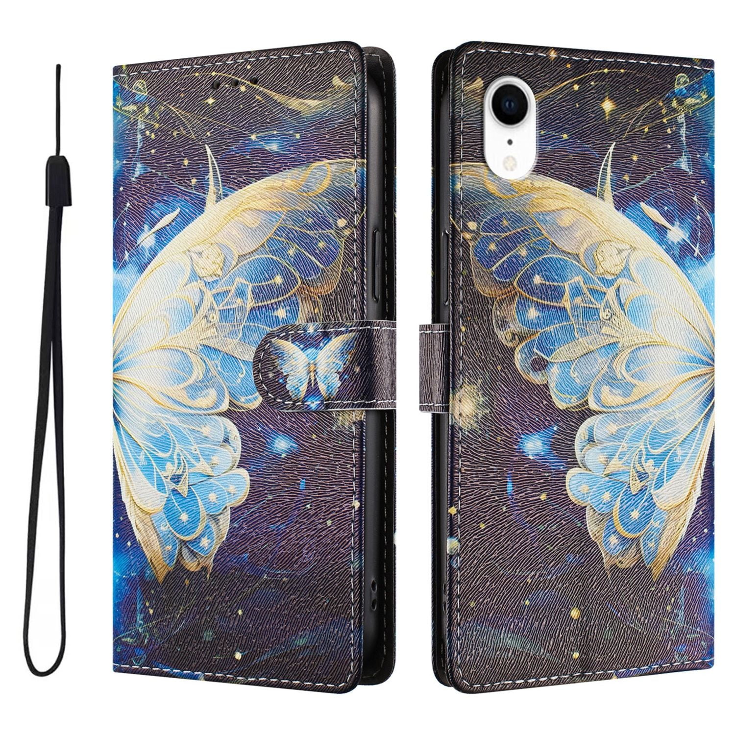 Foxdock Funda Tipo Cartera Para Iphone Xr Con Soporte Y Correa – Diseño De Patrones Lindos