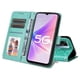 thumbnail image 3 of Funda tipo cartera FOXDOCK para OnePlus Nord N20 SE 4G , diseño girasol en relieve, cuero PU, cierre magnético, soporte y tarjetero, 3 of 5